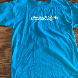 Blue Troy Lee Design t shirt